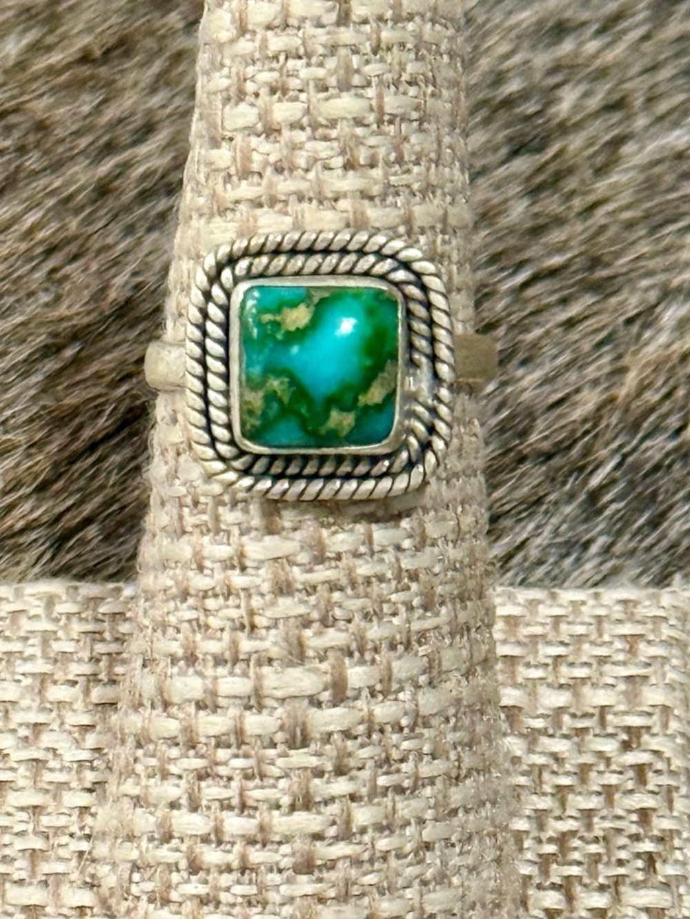 Somoran Gold Turquoise Ring